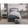 AFI Furnishings Warren Platform Bed T with Drawers AG - 2 of 4