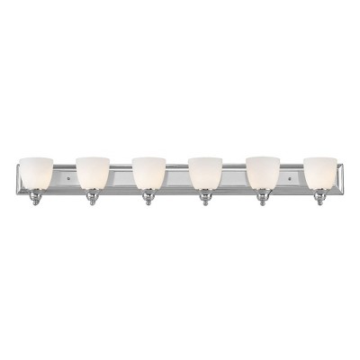 Livex Lighting Springfield 6 - Light Vanity in  Polished Chrome