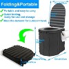 Musment Portale Foldable Camping Toilet Set with Privacy Tent, Black - 3 of 4