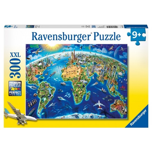 ravensburger puzzle xxl landmarks 300pc map target