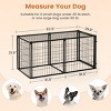 Dog Crate Kennel with Top Cover and Divider for Small and Medium Dogs Indoor Heavy Duty Pet Cage Playpen for Two Dogs - LAOTIES - 4 of 4