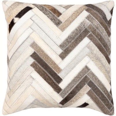 Mark & Day Yambol Rustic Taupe Throw Pillow