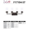 Sunset Lighting 4-Light Esquire Wall Sconce, Antique Gunmetal - 2 of 3