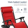 Best Choice Products Oversized Padded Zero Gravity Chair, Folding Outdoor Patio Recliner w/ Side Tray - 4 of 4