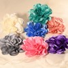 Unique Bargains Alloy Satin Fabric Big Rose Flower Dainty Brooches Pins 1 Pc - 4 of 4