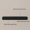POVISON 78.74"Modern Wood Black TV Stand,Rectangular Media Console with Storage ,Fully-Assembled - 4 of 4