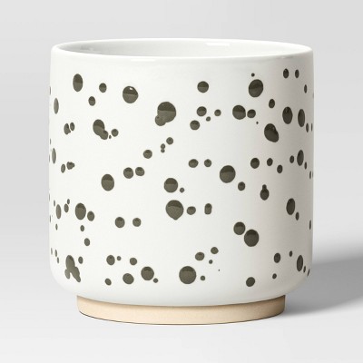 Splatter Stoneware Indoor Outdoor Planter Pot - Threshold™