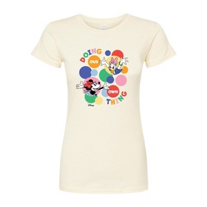 Women's - Disney - Doing Our Own Thing Fitted Graphic T-Shirt - 1 of 3