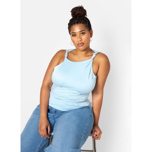 Rebdolls Women's Aria Knotted Strap Top - 1 of 3