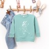 The Juniper Shop Dabbing Bunny Toddler Graphic Sweatshirt - 2 of 2