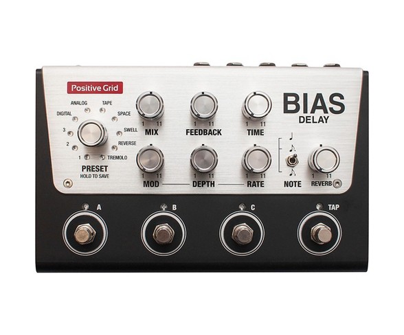 Positive Grid BIAS Delay Pro Effects Pedal