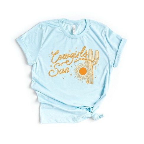 Simply Sage Market Women's Cowgirls Wanna Have Sun Short Sleeve Graphic Tee - image 1 of 3