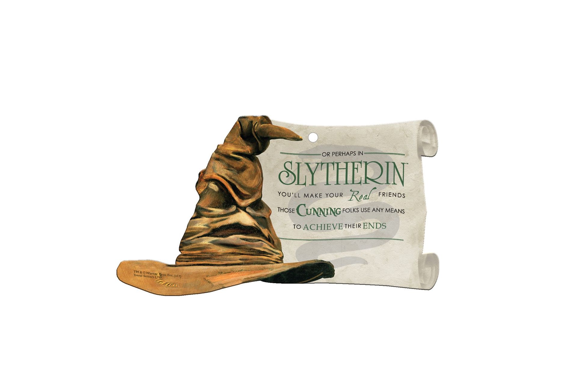 Trend Setters Harry Potter (Sorting Hat - Slytherin) Sorting Hat and Scroll-Shaped Acrylic Print