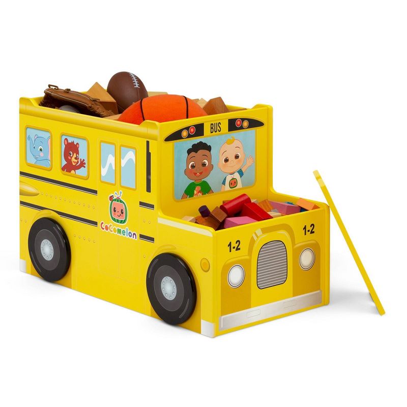 Delta Children Cocomelon School Bus Toy Box - Greenguard Gold Certified, 5 of 15