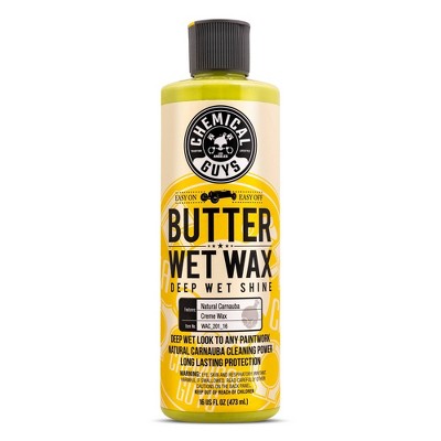 Chemical Guys Butter Wet Wax: Liquid Carnauba Automotive Wax for Shiny Surface, Unscented, 1.2 lbs