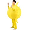 HalloweenCostumes.com One Size Fits Most Adult Sun Costume Sunshine Inflatable Costume Standard, Yellow - 2 of 4