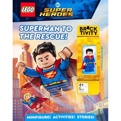 Lego DC Super Heroes: Superman to the Rescue! - (Activity Book with Minifigure) by  Ameet Publishing (Paperback)