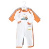 Hudson Baby Unisex Baby Cotton Coveralls, Pumpkin Truck - 2 of 4