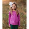 City Threads Girls Long Sleeve Soft Cotton Jersey T-Shirt - Made in USA Comfortable Kids/Toddlers Tee Top - 2 of 4