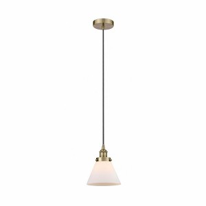 Cone - 1 Light Mini Pendant In Industrial Style-9.75 Inches Tall and 7.75 Inches Wide - 1 of 1