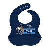 BabyFanatic Officially Licensed Unisex Silicone Baby Bib - NFL Tennessee Titans - 2 of 3