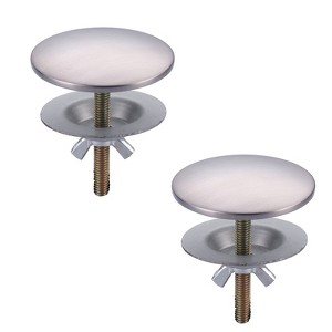 Sink Hole Cover 2-Pack – 2 Inch Deck Plate for Kitchen or Bathroom Faucet - 1 of 4