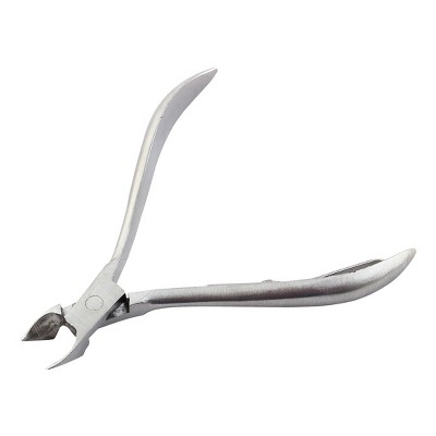 Unique Bargains Metal Beauty Tool Perfect Fingernails and Toenails Cuticle Nippers Silver Tone