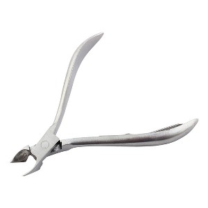 Unique Bargains Metal Beauty Tool Perfect Fingernails and Toenails Cuticle Nippers Silver Tone - 1 of 3