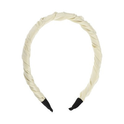 Unique Bargains Women's Classic Elegant Pleated Headband 0.67" Width 4.33" ID 1 Pc