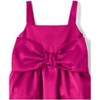 The Children's Place Toddler Girls Sleeveless Oversized Bow Satin Fit And Flare Dress Pink 3T - 3 of 4