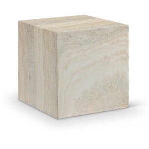 Meridian Furniture,Piazza Marble Finish Concrete End Table - 1 of 4