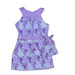 Doll Clothes Superstore Size 10 Matching Girl And Doll Lavender Paisley Sundress