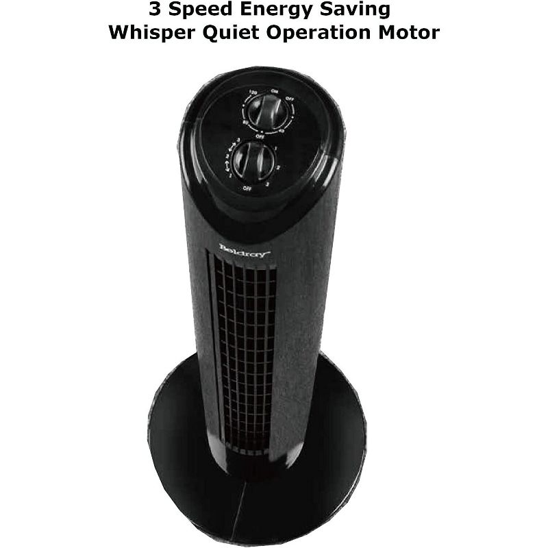 Optimus F-8449BK-F Indoor Plug-in Fan, Household, Black, 5 of 10