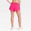 Women's 2.5" Woven High-Rise Flutter Shorts - All In Motion™ - 2 of 4