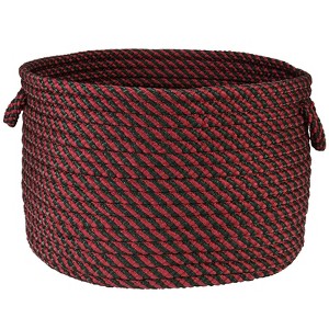 Colonial Mills Joy Basket - Red & Green 18"x18"x12" 100% Polypropylene Round - 1 of 1