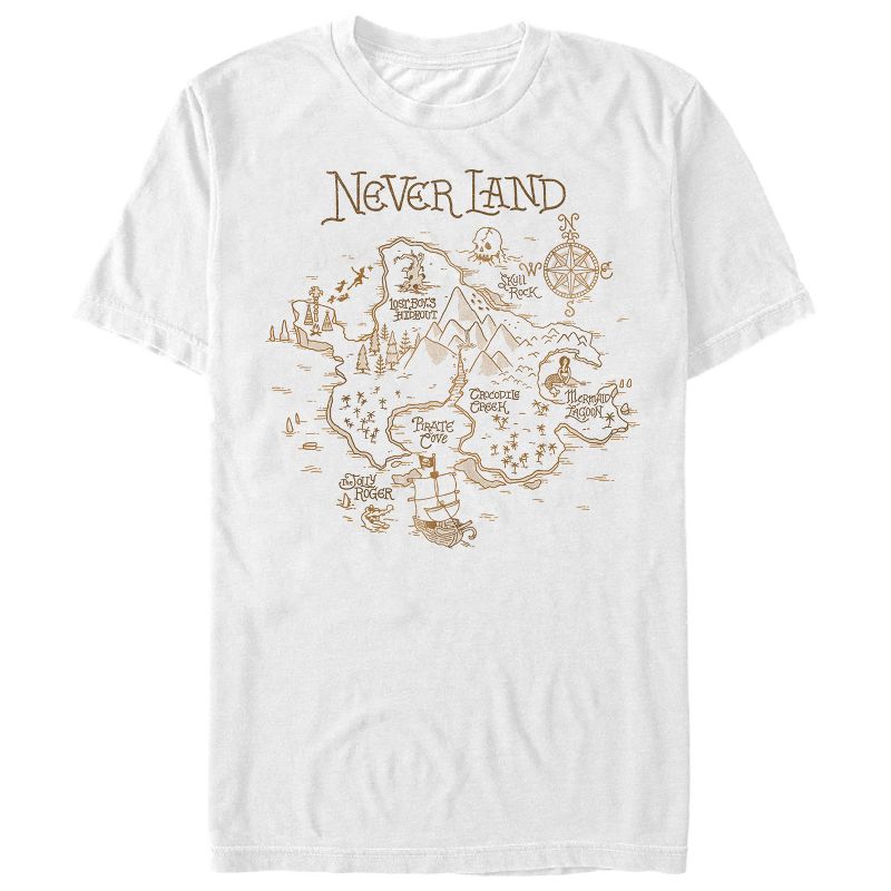 Men's Peter Pan Neverland View T-Shirt, 1 of 5