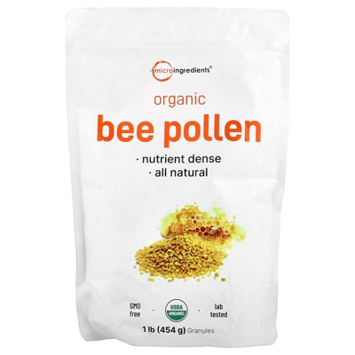 Micro Ingredients Organic Bee Pollen, 1 lb (454 g)