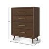 Child Craft Cranbrook 4 Drawer Dresser for Nursery or Bedroom, Anti-Tip Kit Included to Prevent Tipping, Non-Toxic, Baby Safe Finish - 3 of 4