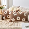 REGALWOVEN Fade-Resistant Flower Jacquard Decorative Floral Pattern Cushion Cases 2 Pcs - 2 of 4