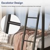 Twin Over Twin Bunk Bed with Ladder and Guardrails - 4 of 4