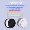 Nispira Replacement Filter for Pure Enrichment PureZone Halo Air Purifier Model PEAIRDSK, 2-in-1 True HEPA Activated Carbon Pre filters, 1 Pack - 3 of 4