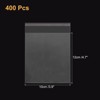 Unique Bargains Self-Sealing Water Resistant Cello Poly Bags for Packing Cookies 400 Pcs - 2 of 4