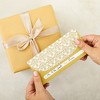 Paper Junkie 100 Pack Gold Money Envelopes for Cash Gifts, Fancy Decorative Design for Birthday, Graduations, Weddings (6.7 x 3.3 In) - 2 of 4