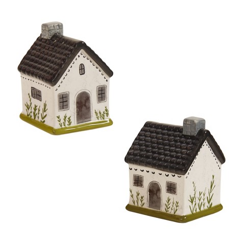 Barnyard Designs Farmhouse Salt and Pepper Shakers Set, Ceramic Salt and Pepper  Shakers Unique, Vintage Salt and Pepper Shakers, Cute Salt Shakers for  Kitchen, Salt and Pepper Set, White 