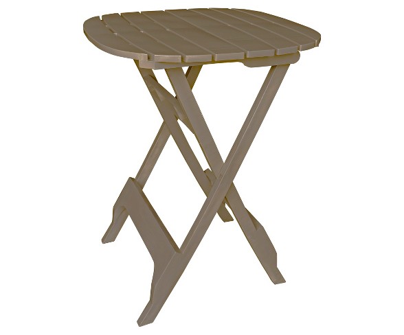 40" Quik Fold Square Bistro Table - Tan - Adams