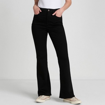 Lands' End Women's Denim High Rise Skinny Flare Jeans