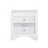 NicBex Modern Nightstand with 2 Drawers and 1 Jewelry Drawer with Sleek Metal Pulls Bebside Table for Bedroom, Living Room - 2 of 4