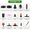 iMountek"Automatic Drip Irrigation Kit for Garden, Greenhouse, Lawn, Patio, Flower Bed, & Plant Watering"Black - 2 of 4