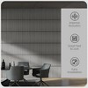 Vynxaria 0.8 in. T x 2 ft W. Walnut Woodgrain MDF Polyester Tongue and Groove Sound Absorbing Panel Eco Friendly Low TVOC 4-Pack/2-Pack - 4 of 4