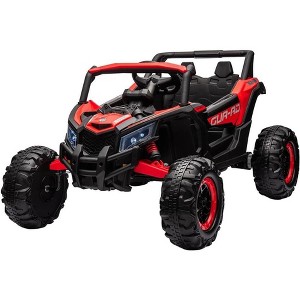 Kids Ride On Car, 24V Ride On UTV, Battery Powered Electric Off-Road UTV Car w/Remote Control, 200W Motor, Spring Suspension, LED Headlights - 1 of 4